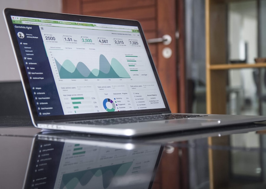 Analytics dashboard for an online store